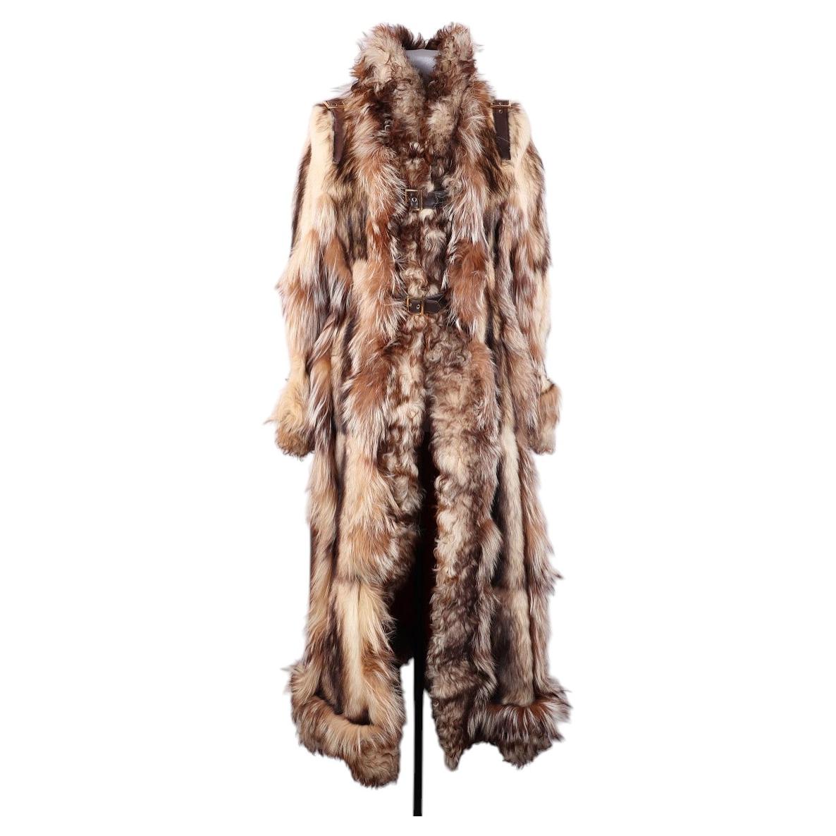 Dolce & Gabbana Fall 2001 — Ferret Fur Coat. Size 42 / IT 42 Runway