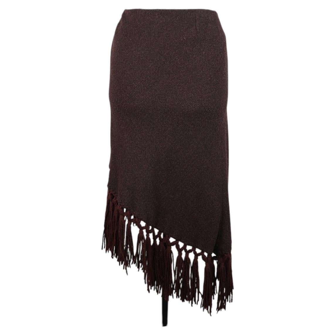 Dolce & Gabbana Fall 2002 Alpaca Wool Skirt  Vintage  Size 40