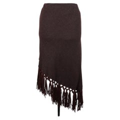 Dolce & Gabbana Fall 2002 Alpaca Wool Skirt  Vintage  Size 40