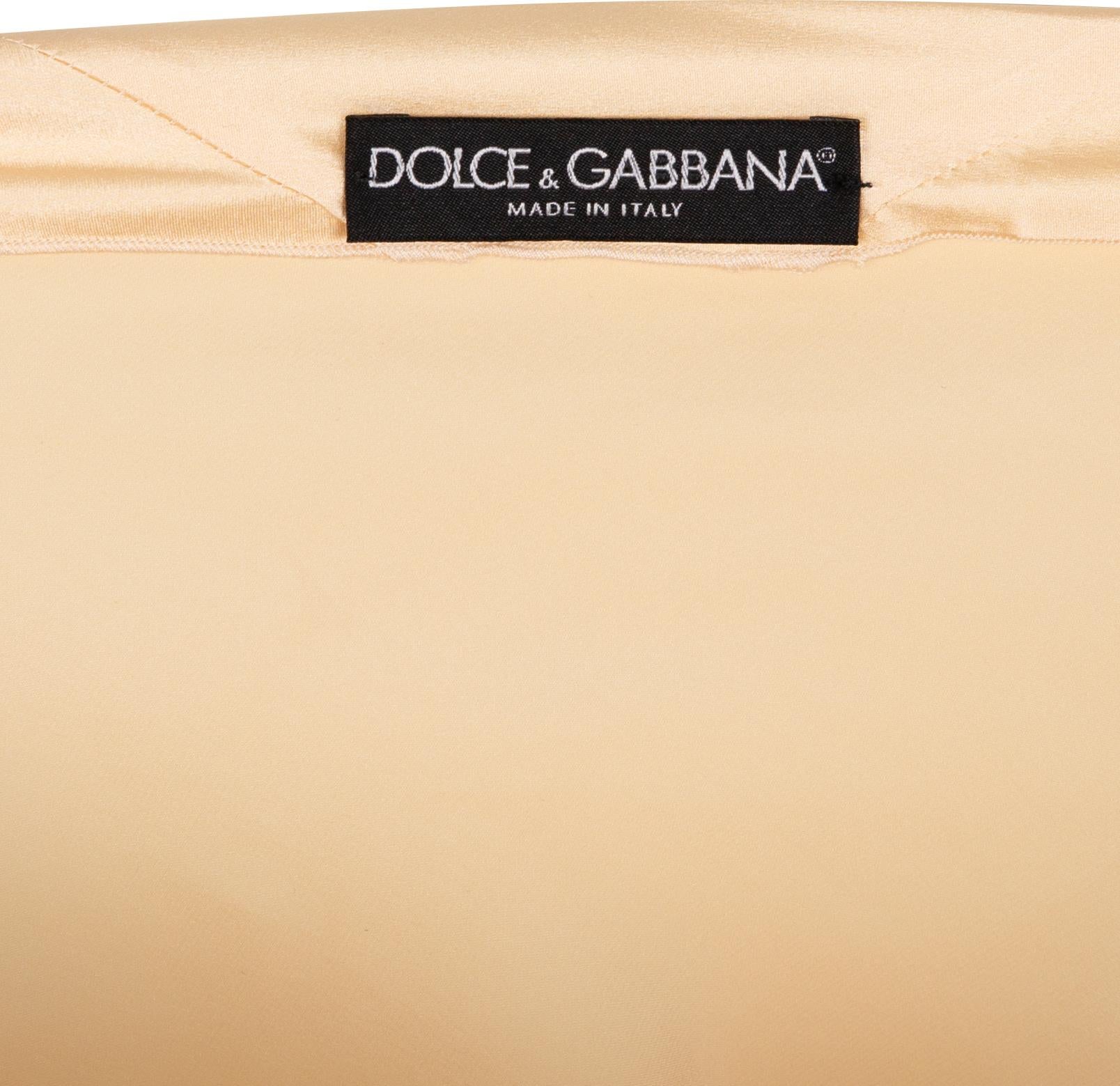 Dolce & Gabbana Fall 2002 Runway Asymmetrical Micro Dress In Excellent Condition In San Diego, CA