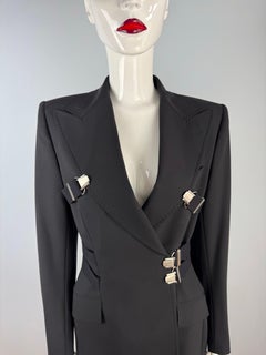 Costume en laine noir Dolce & Gabbana, collection automne 2003