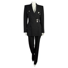Costume en laine noir Dolce & Gabbana, collection automne 2003