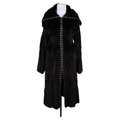 Dolce & Gabbana Fall 2003. Weasel fur coat. Size 40.