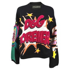 Dolce Gabbana Fall 2018 Multicolor wool pullover