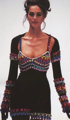 Dolce & Gabbana Fall/Winter 1991 “Hard Candy” Rainbow Bustier Top