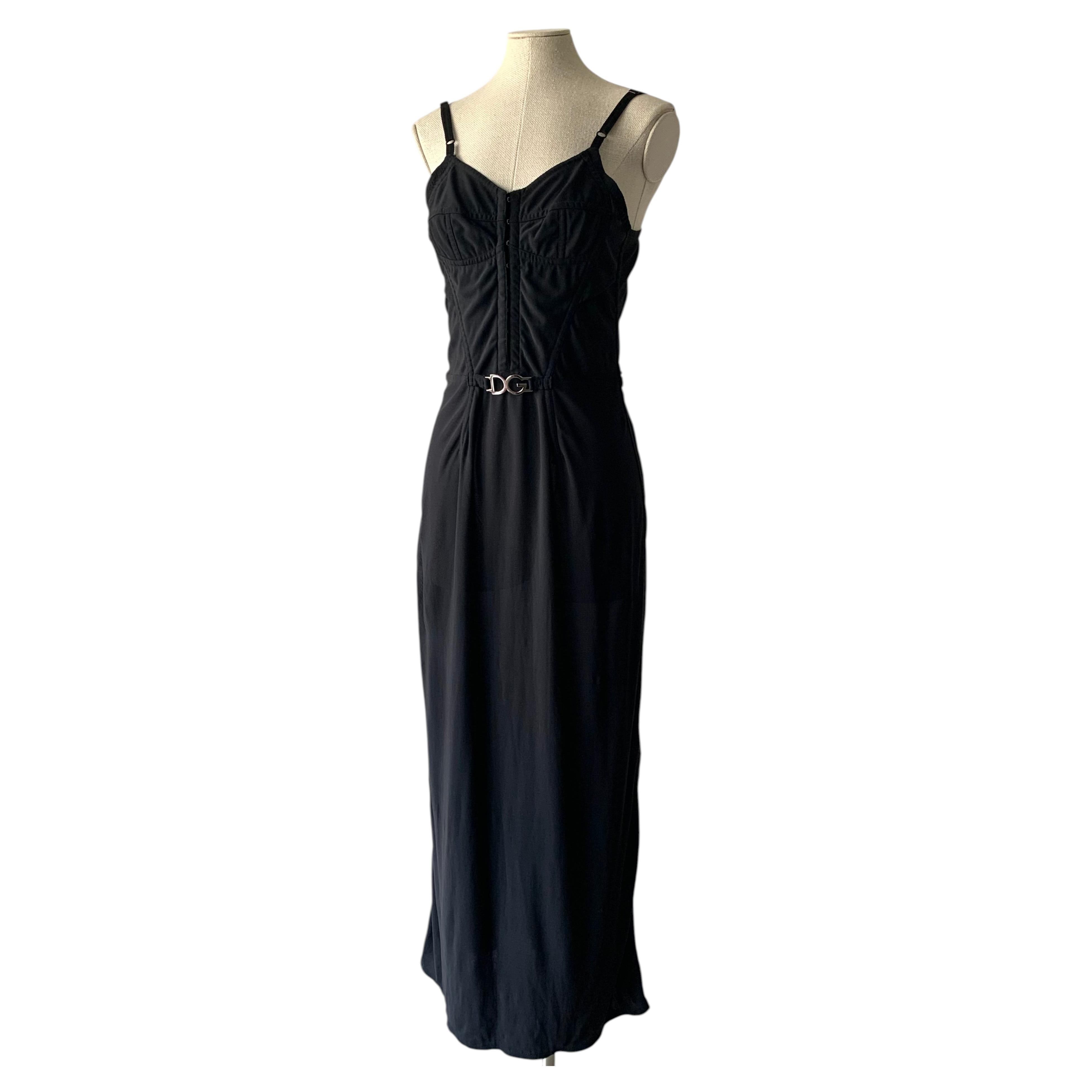 Dolce & Gabbana Herbst/Winter 1995–1996: Schwarzes Korsettkleid