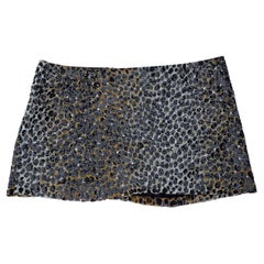 Dolce & Gabbana Fall/Winter 1999 Leopard Sequin Silk Skirt