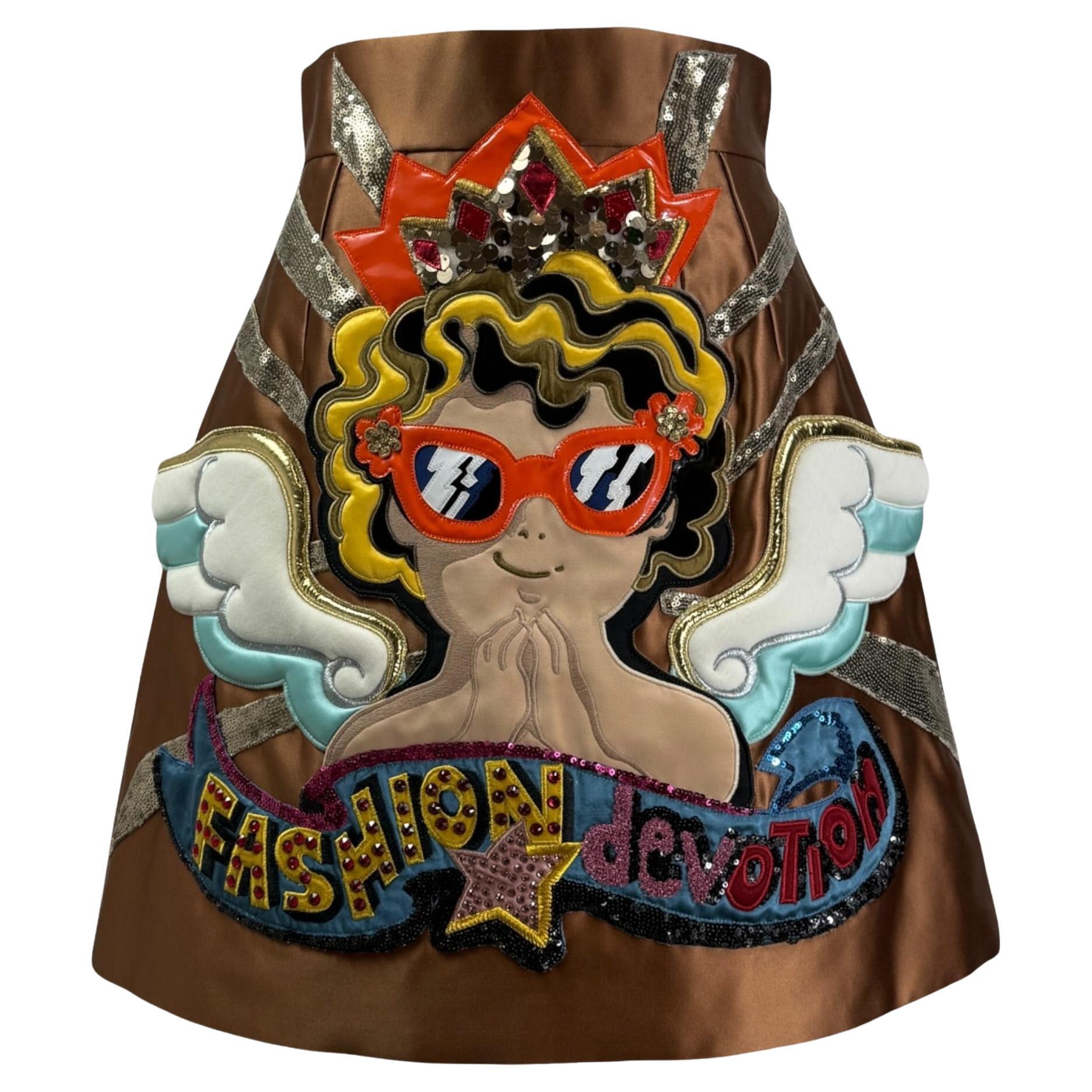 Dolce & Gabbana Fall/Winter 2018-2019 Look 100 Silk Satin