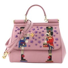 Dolce & Gabbana Family Miss Sicily Bag Patchwork Leather Medium