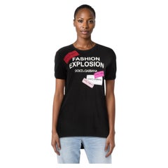 Dolce & Gabbana Fashion Explosion Printed T-Shirt Size M