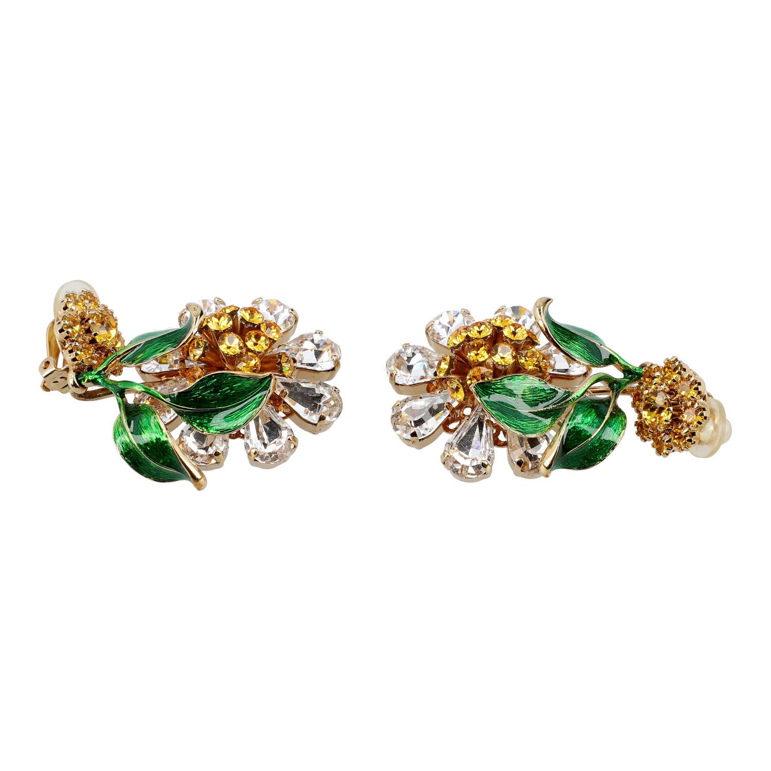 Women's Dolce & Gabbana Fashion Jewelry Clip Earrings For Sale