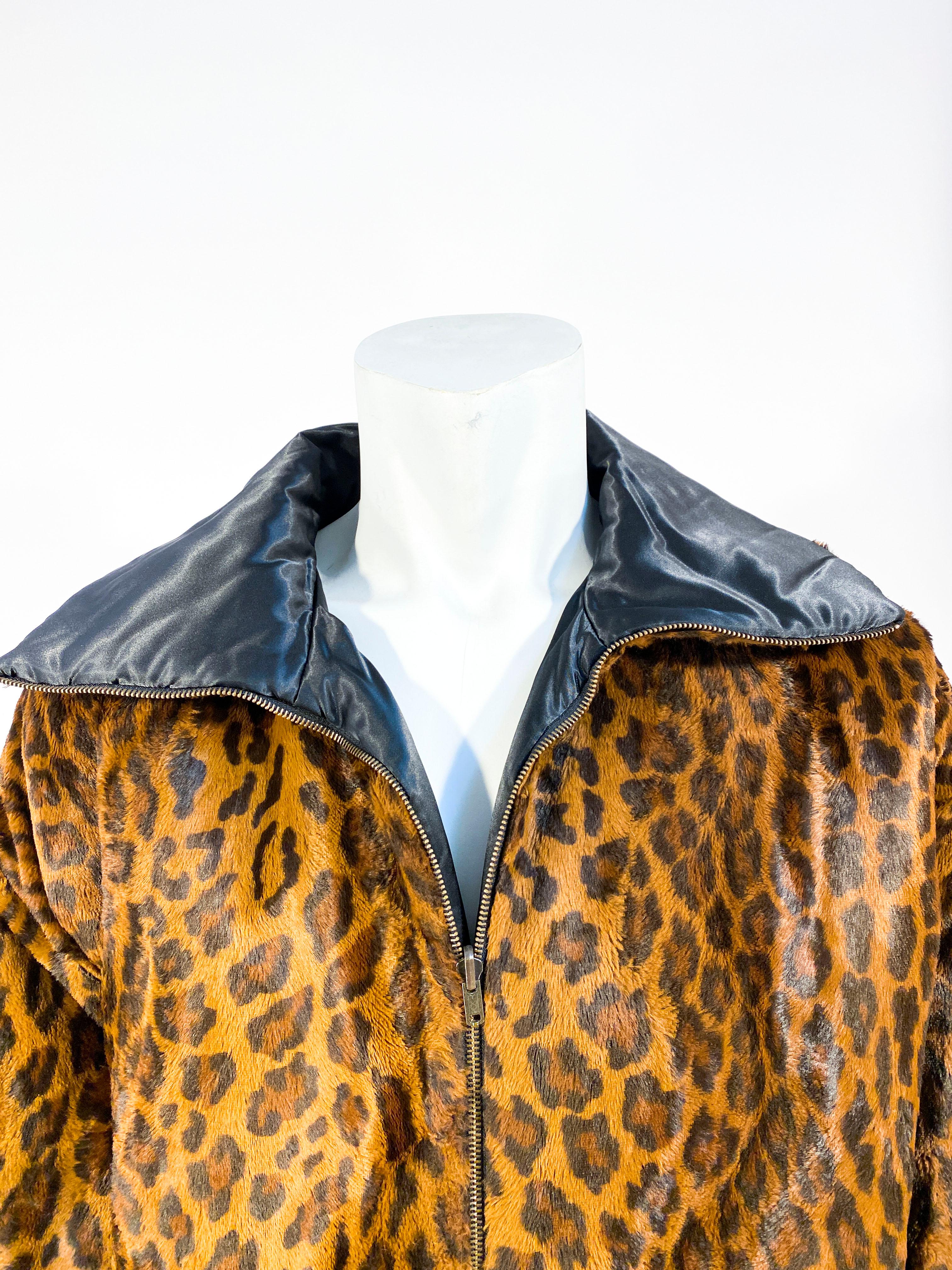 Dolce & Gabbana Faux Cheetah Fur Reversible Jacket 3