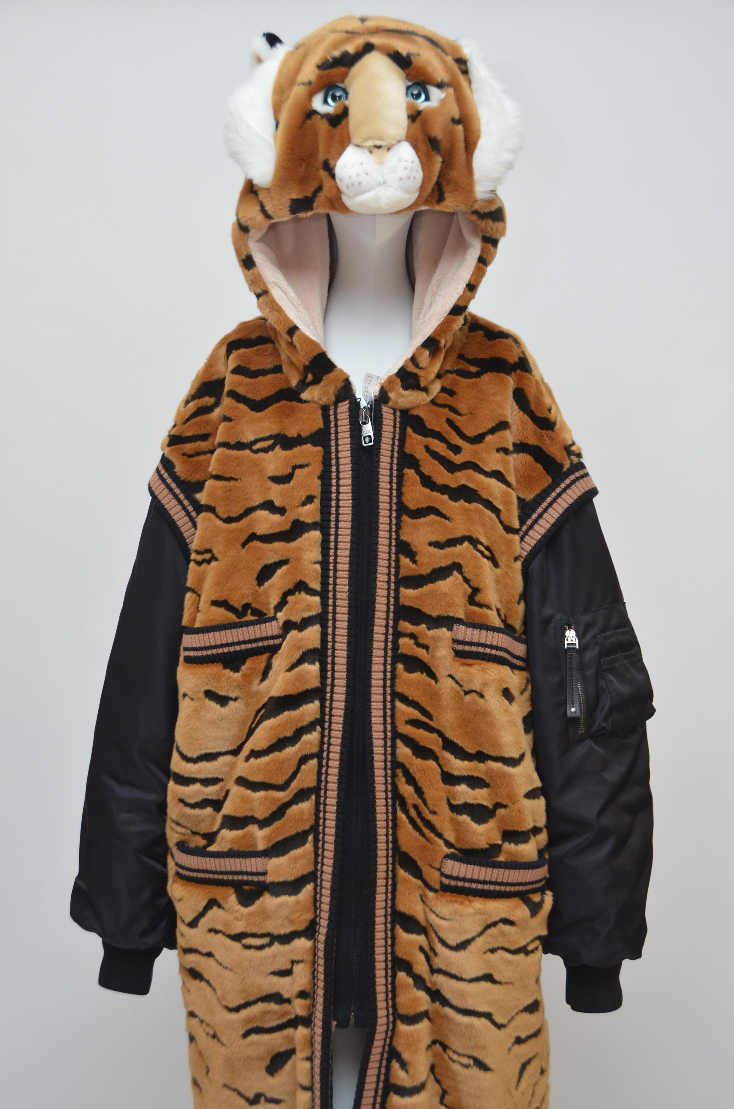tiger fur coat
