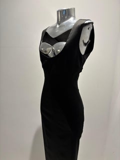 Dolce & Gabbana Schwarzes, tailliertes Cocktailkleid