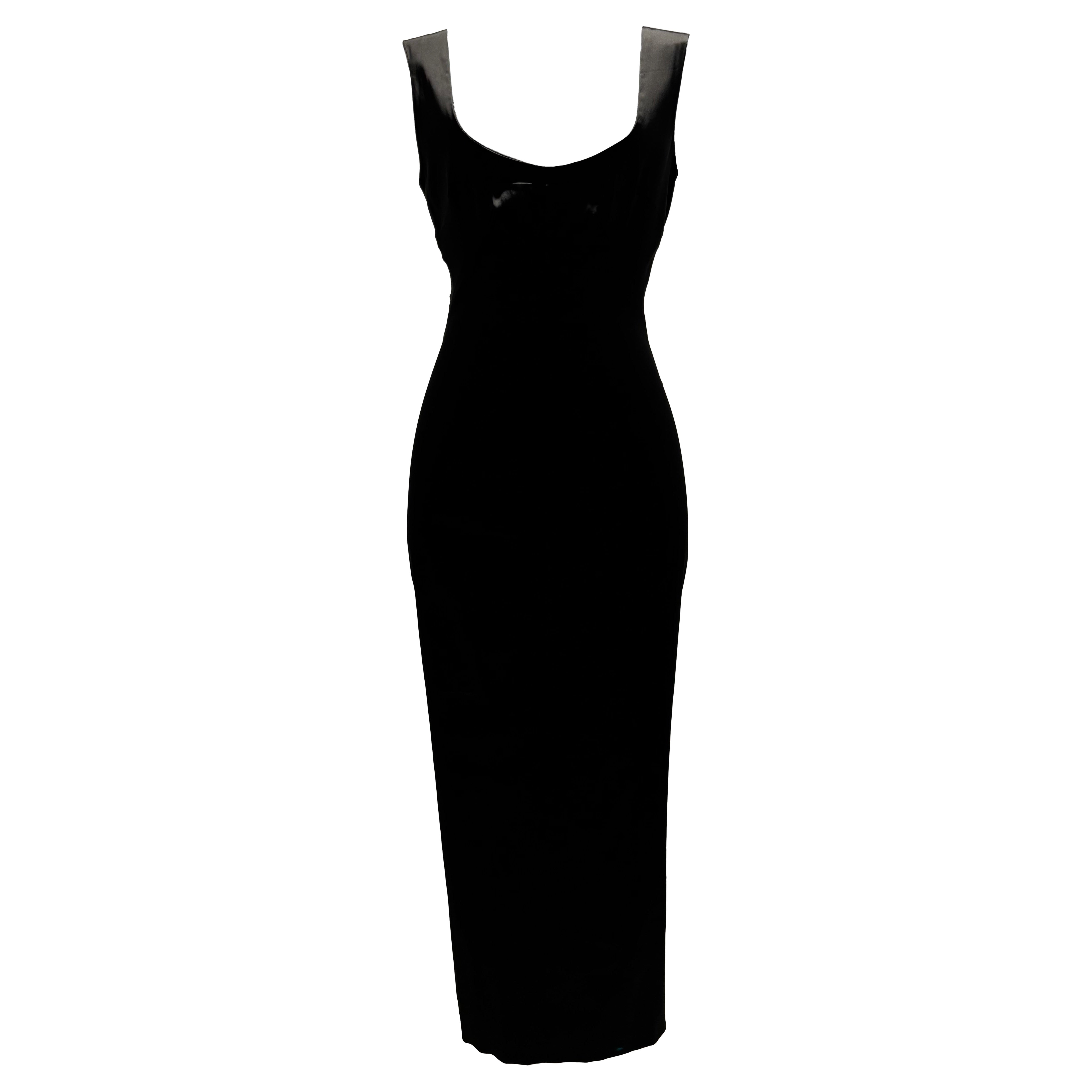 Dolce & Gabbana Fitted Black Cocktail Dress