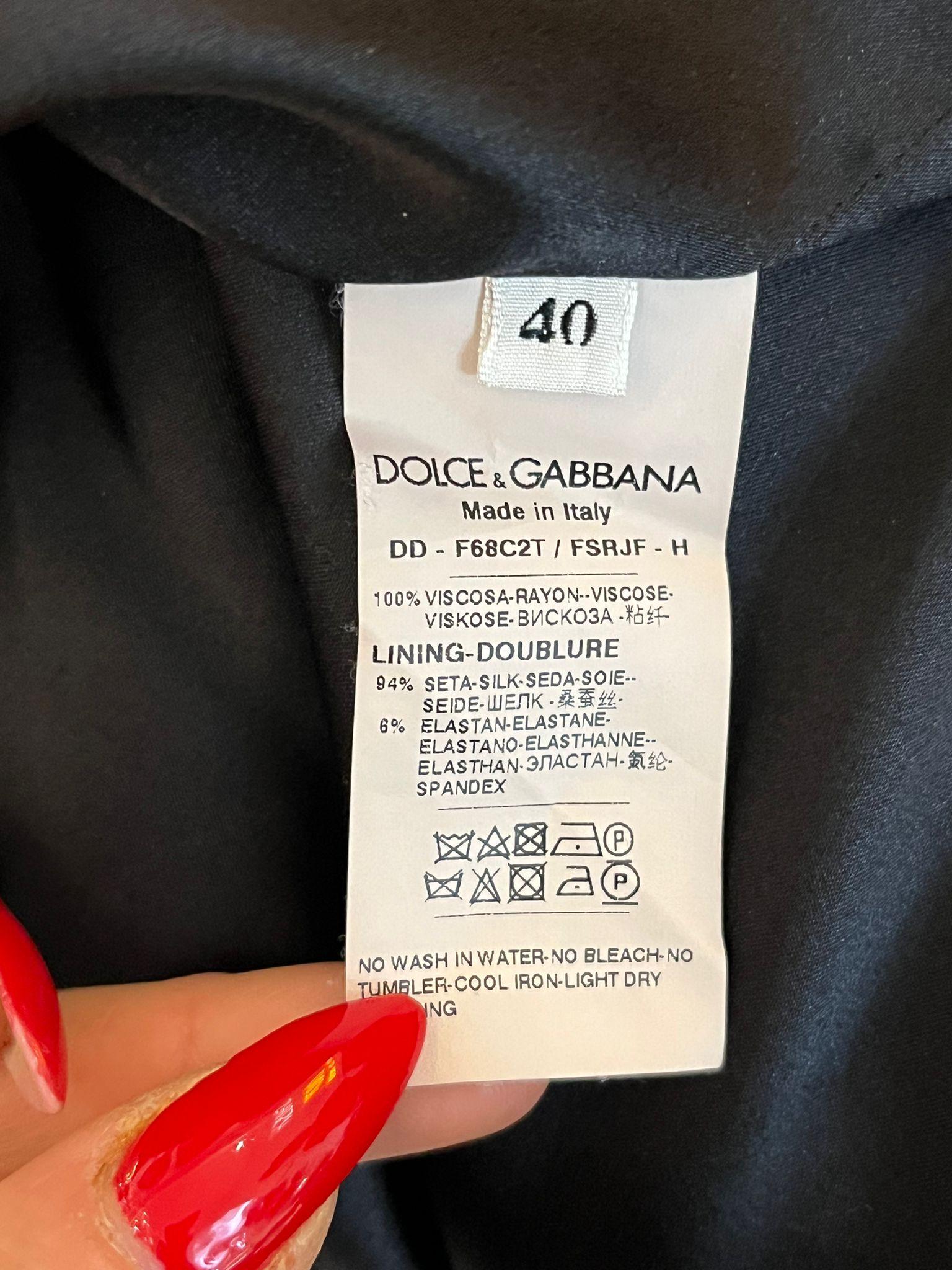 Dolce & Gabbana Floral A-Line Dress For Sale 2