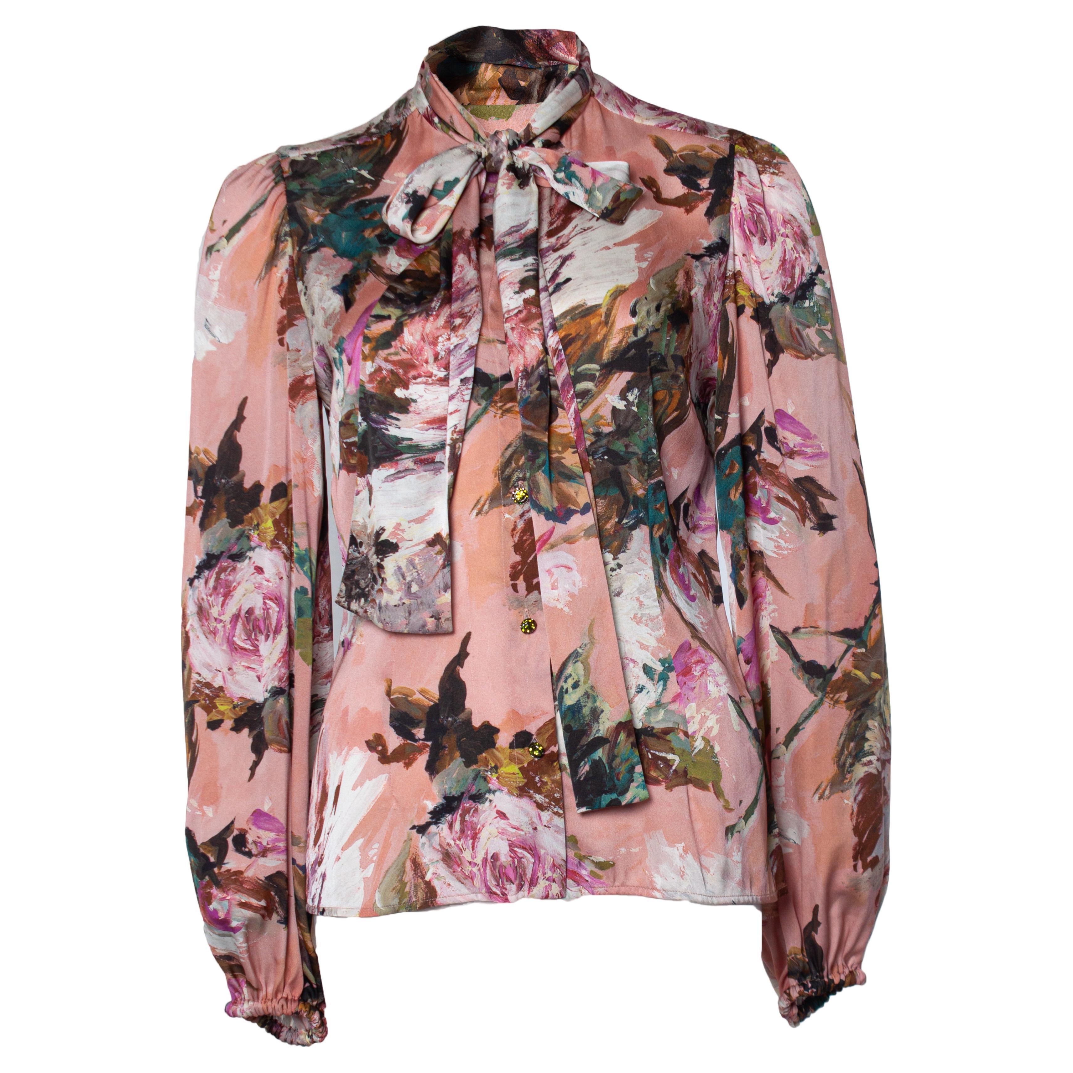 Dolce & Gabbana, Floral blouse For Sale
