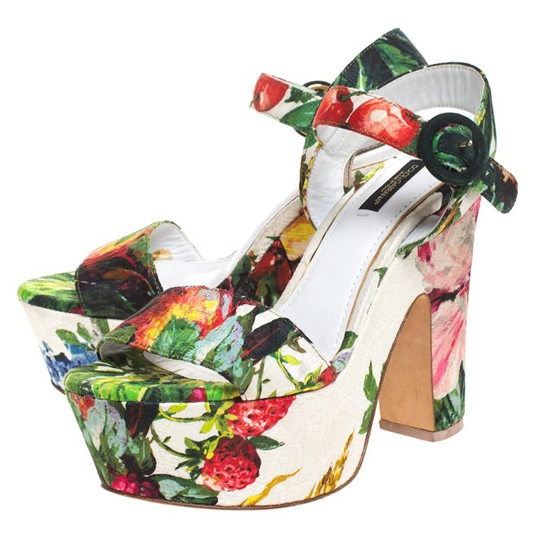 dolce and gabbana emerald heels