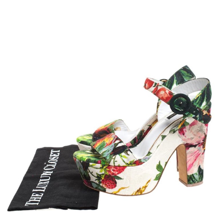 dolce and gabbana emerald heels