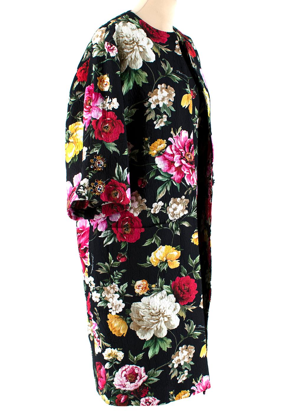 floral dress coat