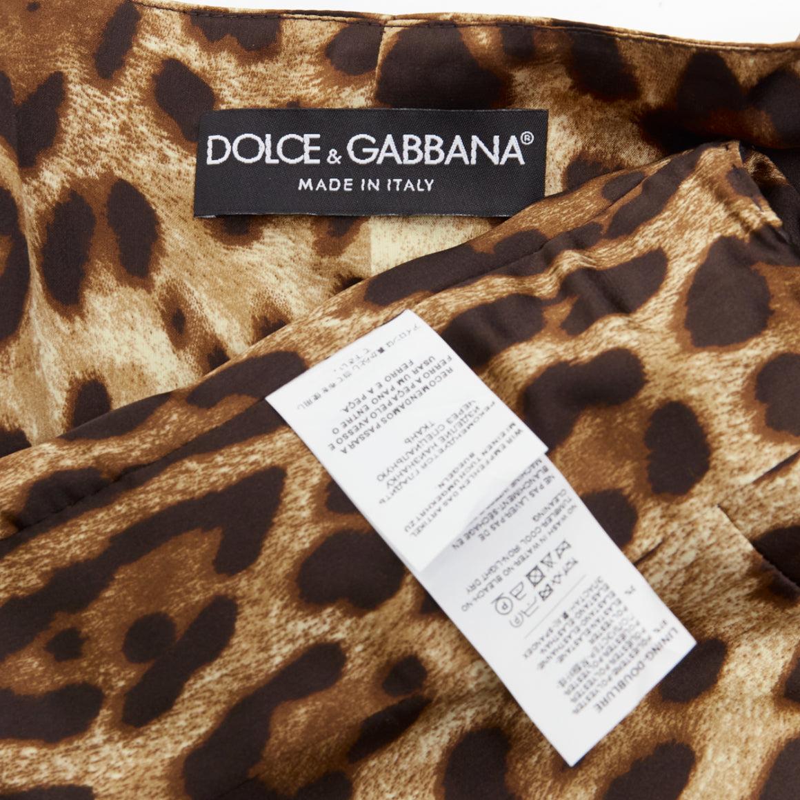 DOLCE GABBANA Weste aus geblümtem Brokat mit Patchwork-Wickel und Knopfleiste IT38 XS im Angebot 4