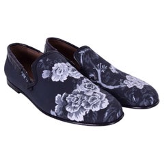 Dolce & Gabbana - Floral Canvas Loafer AMALFI Gray EUR 39
