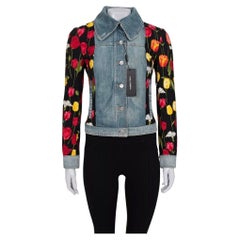 Dolce
Gabbana - Giacca floreale in cotone IT38 XS