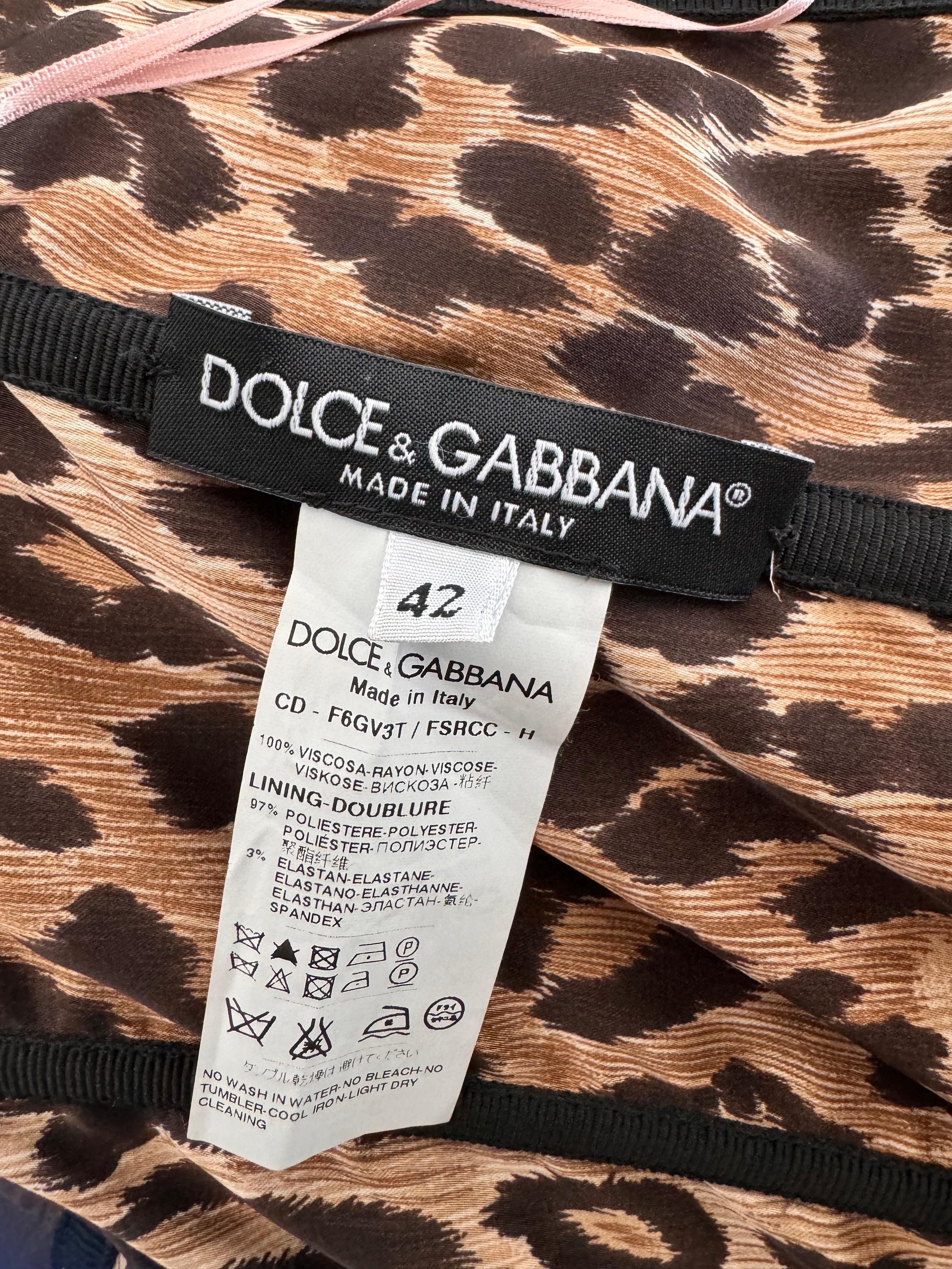 Robe à fleurs Dolce Gabbana avec bustier  Pour femmes en vente
