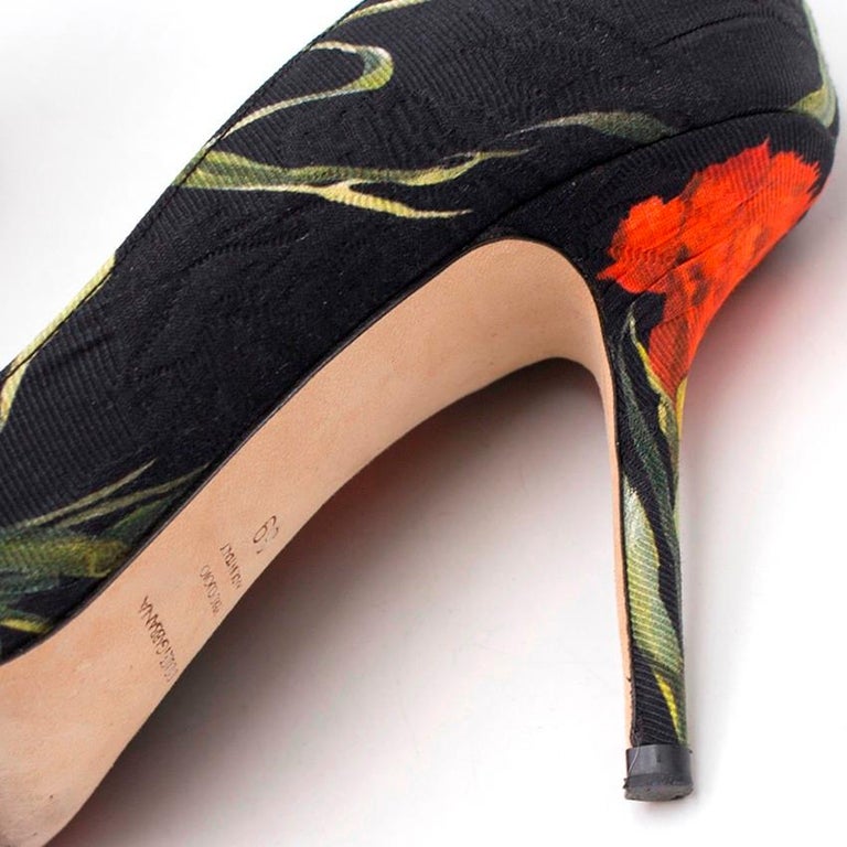 dolce and gabbana floral heels