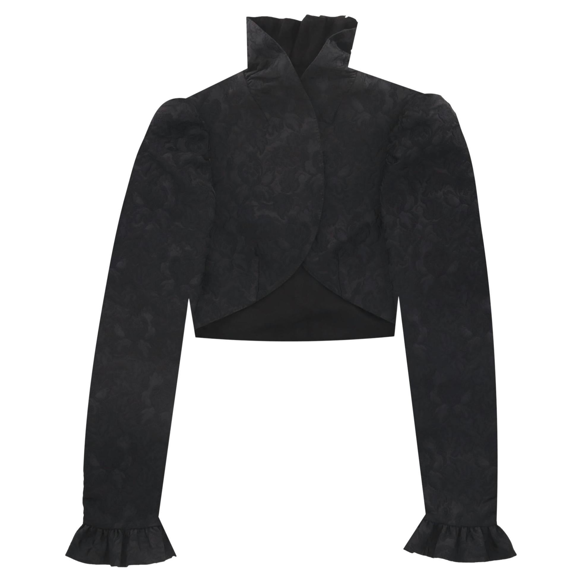 Dolce & Gabbana Floral Jacquard Bolero Jacket For Sale