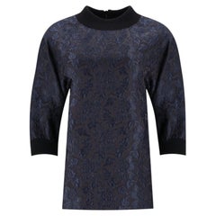 Dolce & Gabbana Florales Jacquard-Oberteil aus Seidenmischung