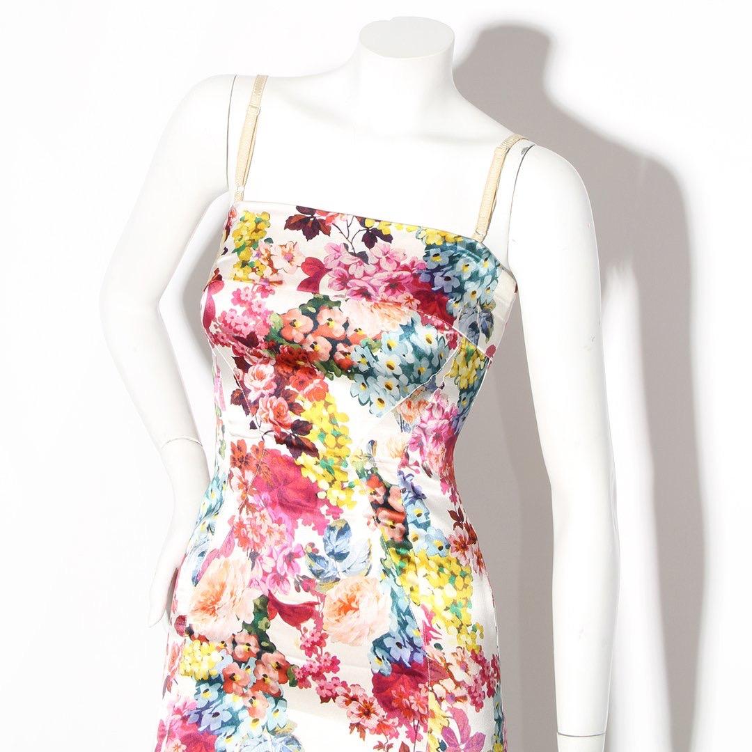 dolce and gabbana floral mini dress