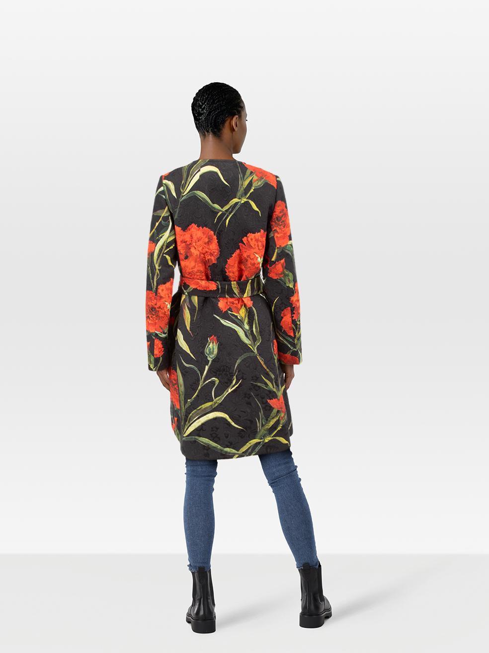 CONDITION is Very good. Minimal wear to the coat is evident. Plucks to the weave on the front left, front right, both sleeves and back of this used Dolce & Gabbana designer resale item.
 
 
 
 Details
 
 
 Multicolour- black, red
 
 Cotton
 
 Coat

