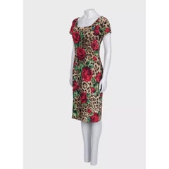 Dolce & Gabbana Robe cintrée à imprimé floral - Taille IT44/L