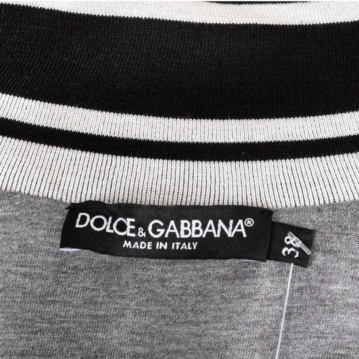 Dolce & Gabbana - Blouson bombardier à logo imprimé floral  en vente 4