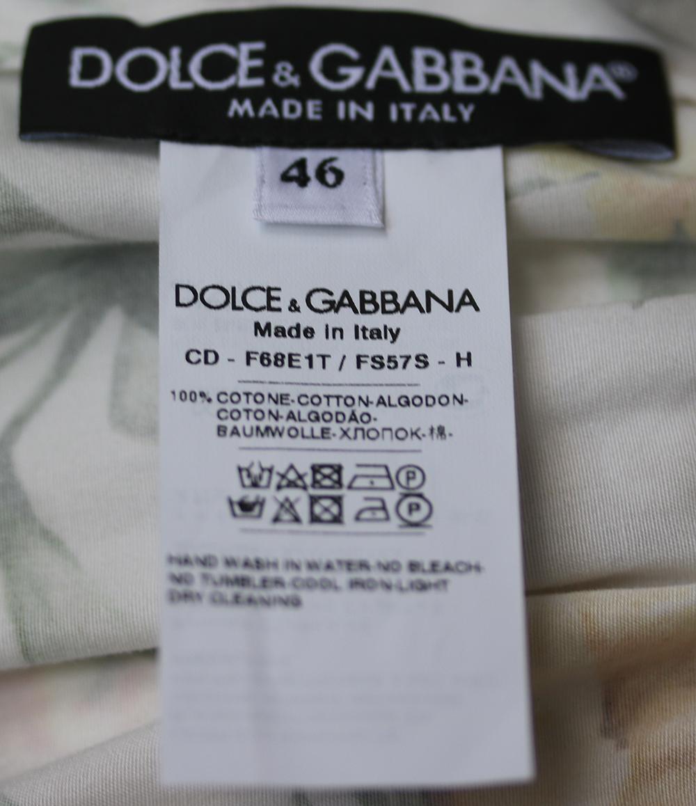 Women's Dolce & Gabbana Floral-Print Off-The-Shoulder Dress 