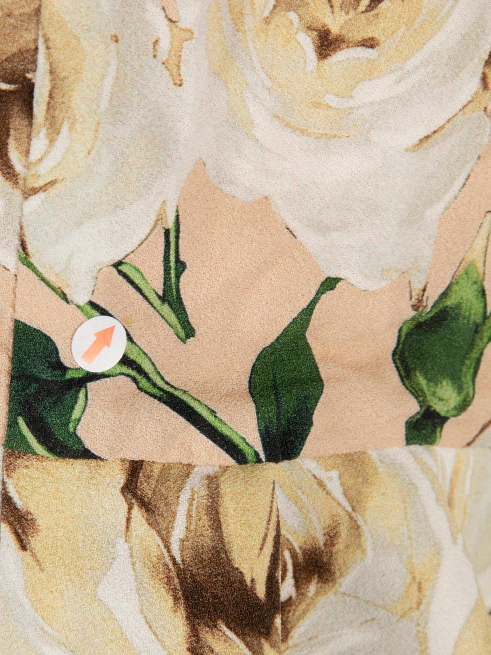 Dolce & Gabbana - Top péplum imprimé floral, taille M Pour femmes en vente