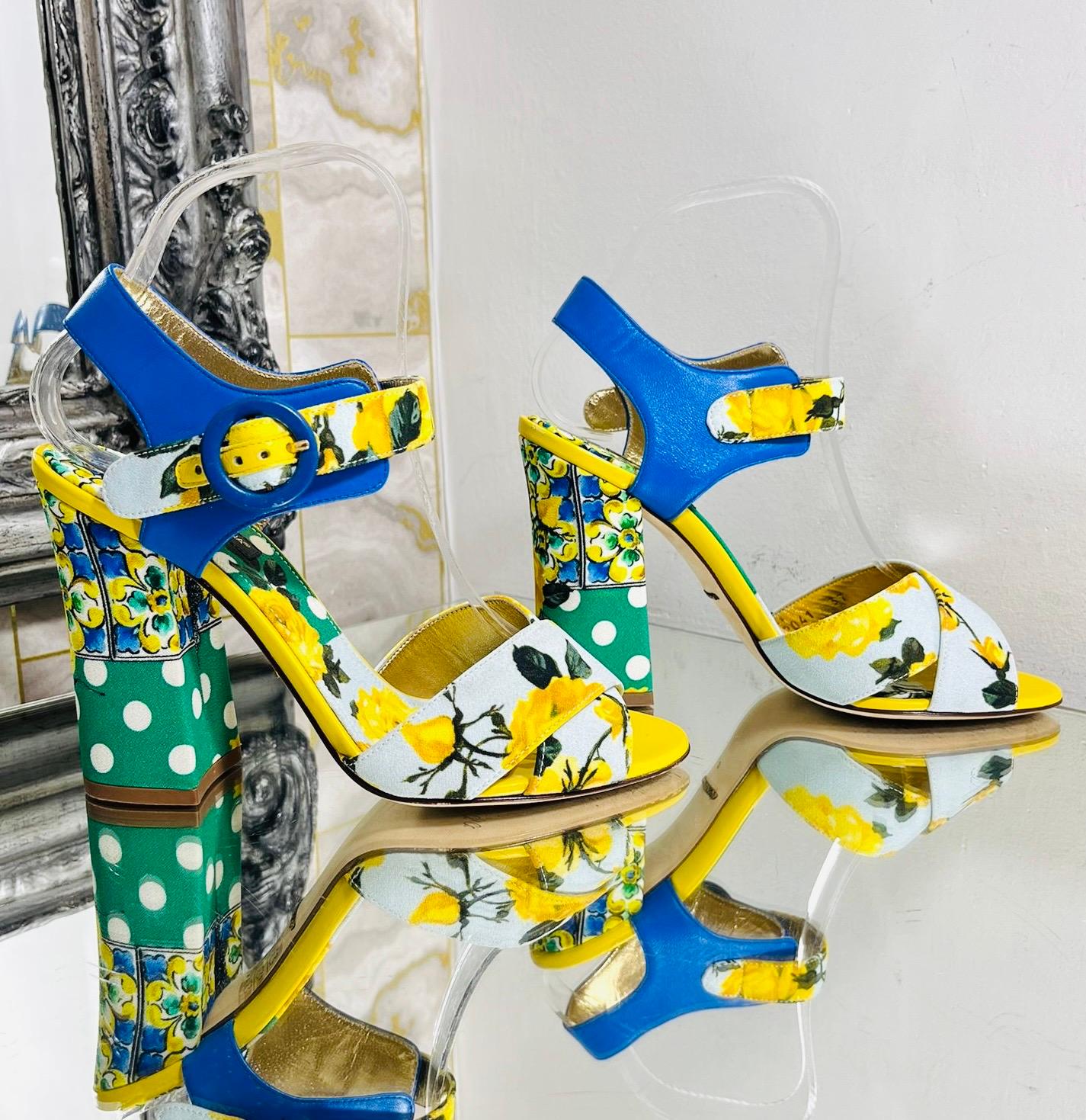 Women's Dolce & Gabbana Floral Print Sandals