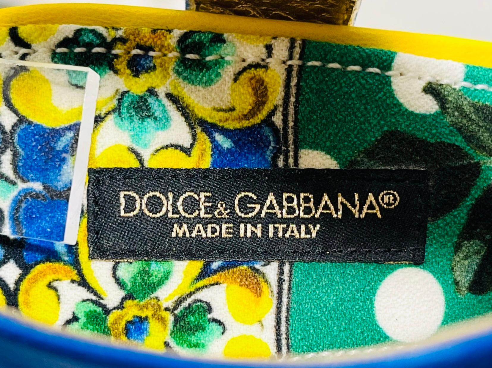 Dolce & Gabbana Floral Print Sandals 5