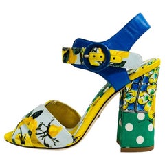 Dolce & Gabbana Floral Print Sandals