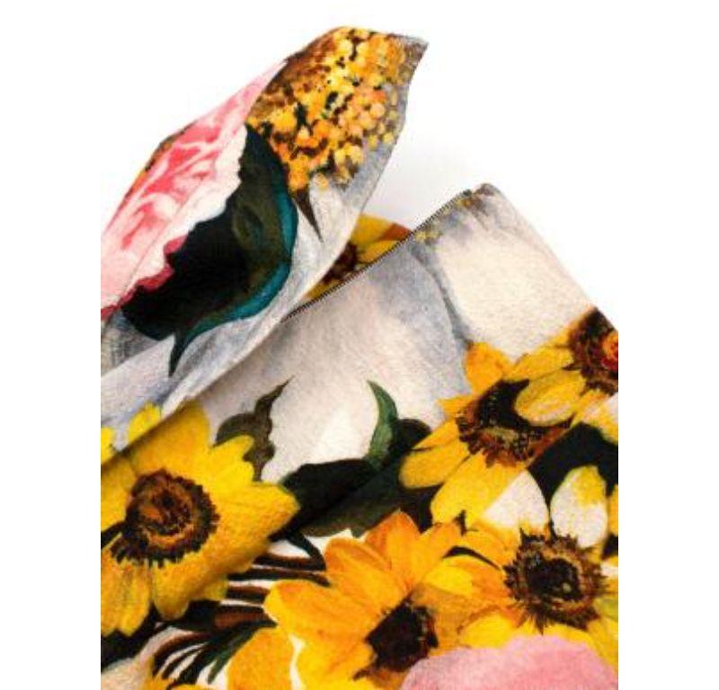 Women's Dolce & Gabbana Floral Print Skirt For Sale