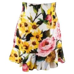 Dolce & Gabbana Floral Print Skirt