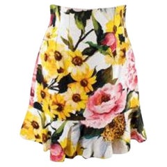 Dolce & Gabbana Floral Print Skirt