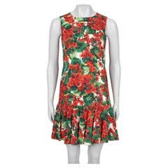 Dolce & Gabbana - Robe sans manches à imprimé floral IT40 / S
