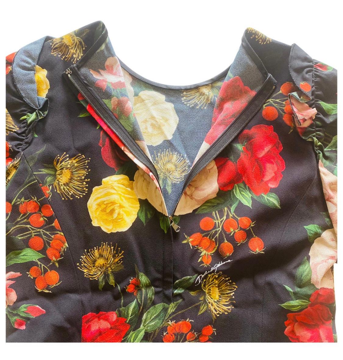 dolce and gabbana floral top