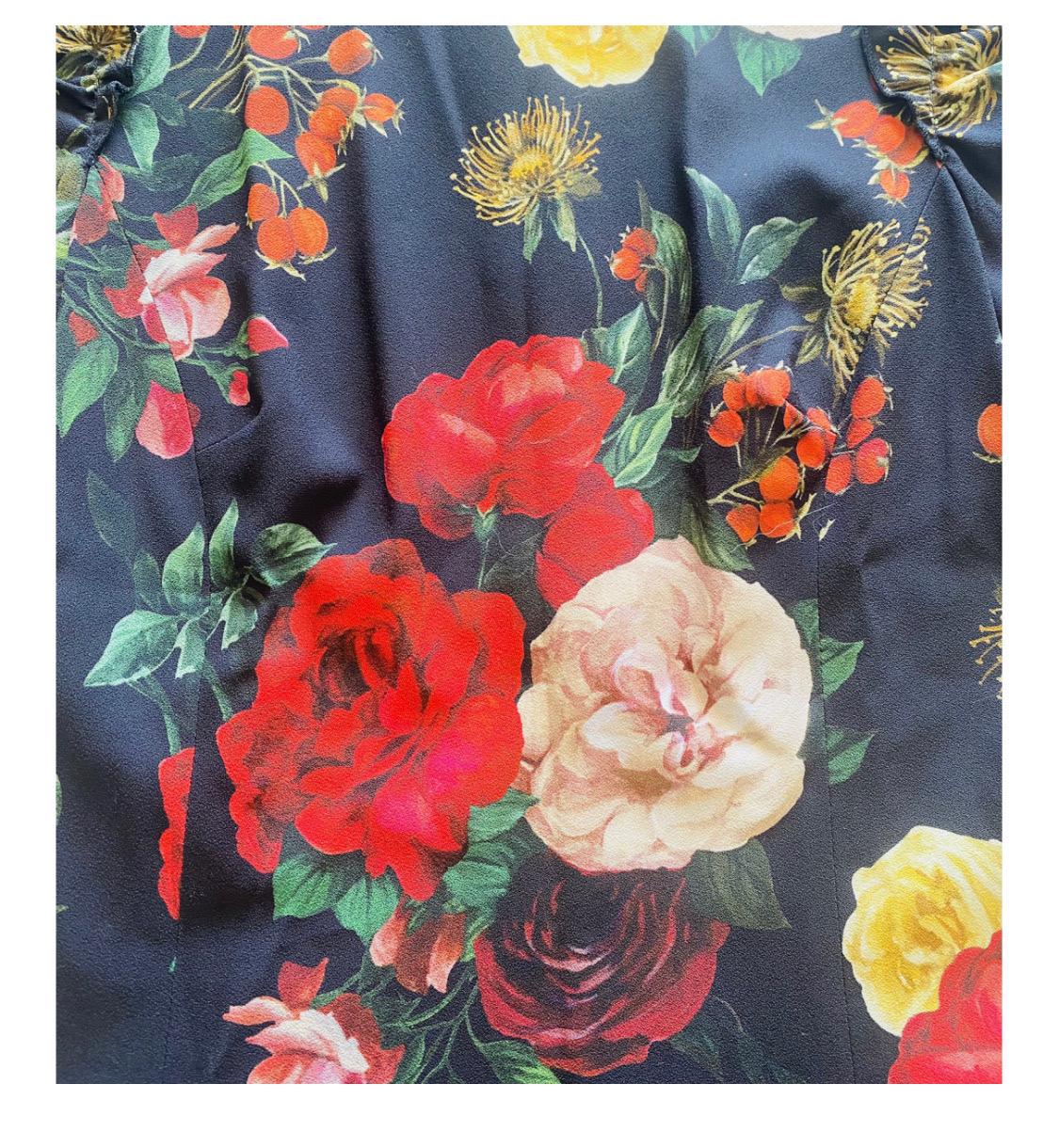 dolce gabbana floral blouse