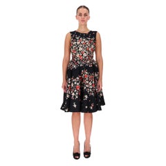 Dolce & Gabbana Florales Jacquardkleid aus Seidenmischung