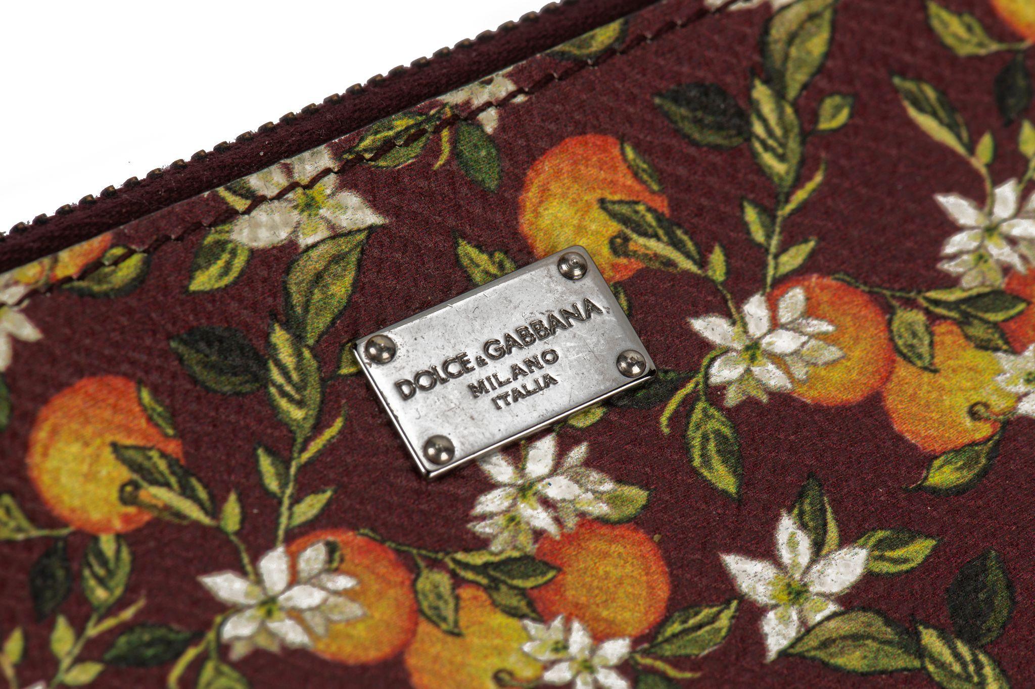 Women's or Men's Dolce & Gabbana Flower Coin Wallet/Keychain For Sale