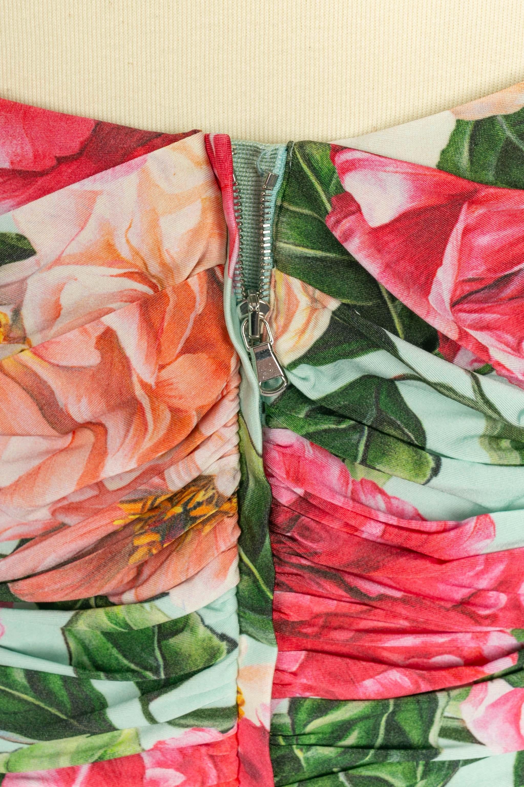 Robe à fleurs Dolce & Gabbana en vente 1