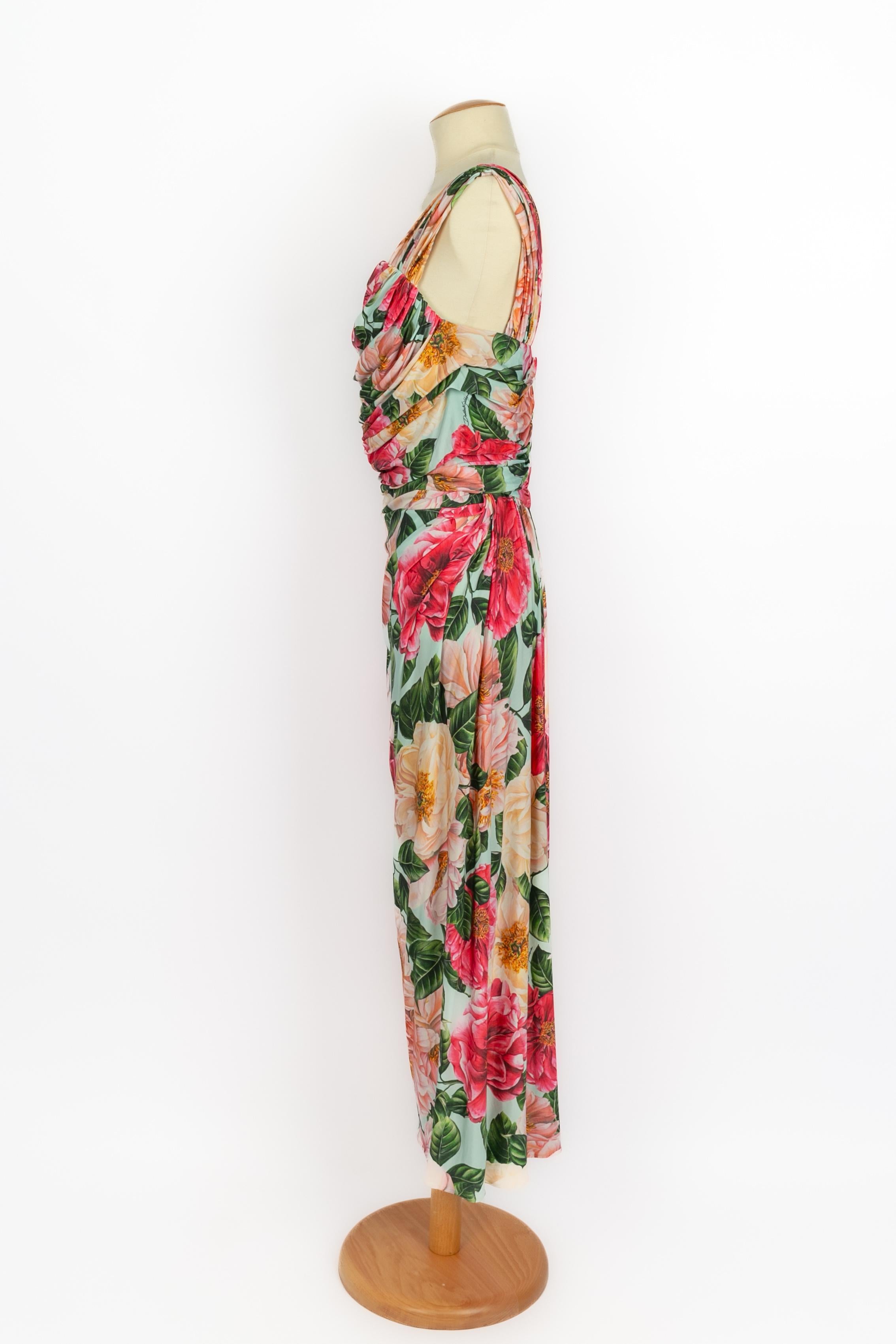Robe à fleurs Dolce & Gabbana en vente 2